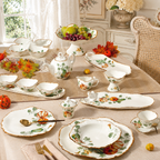 Donglin Homeware Gilded Harvest - Nature Style Ceramic Dinnerware