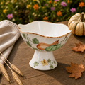 Donglin Homeware Gilded Harvest - Nature Style Ceramic Ice Cream Cup