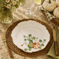 Donglin Homeware Gilded Harvest Collection Dessert Plate 8.5-inch