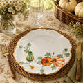 Donglin Homeware Gilded Harvest Collection Dinner Plate 11-inch
