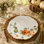Donglin Homeware Gilded Harvest Collection Dinner Plate 11-inch