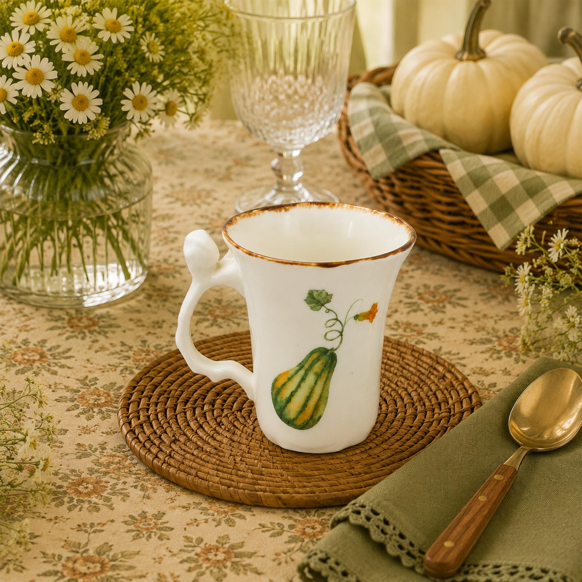 Donglin Homeware Gilded Harvest Collection Mug 330cc