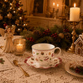 Donglin Homeware Gingerbread Christmas Collection Cup and Saucer 210cc