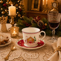 Donglin Homeware Gingerbread Christmas Collection Cup and Saucer 250cc