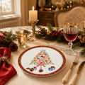 Donglin Homeware Gingerbread Christmas Collection Dessert Plate 7.5-inch