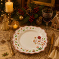 Donglin Homeware Gingerbread Christmas Collection Soup Plate 10-inch