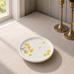 Donglin Homeware Ginkgo Leaf - Minimalist Style Ceramic Dessert Plate 6-inch