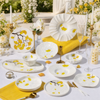 Donglin Homeware Ginkgo Leaf - Minimalist Style Ceramic Dinnerware Set