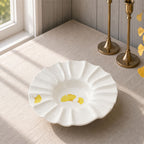 Donglin Homeware Ginkgo Leaf - Minimalist Style Ceramic Pasta Plate 10-inch