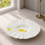 Donglin Homeware Ginkgo Leaf - Minimalist Style Ceramic Pasta Plate 13-inch