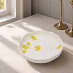 Donglin Homeware Ginkgo Leaf - Minimalist Style Ceramic Soup Plate 10-inch