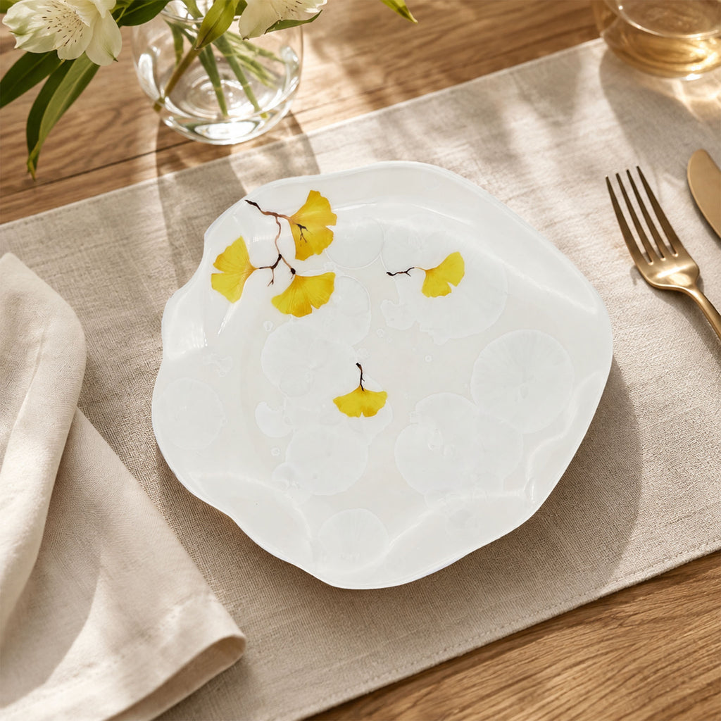 Donglin Homeware Ginkgo Serenity Collection Soup Plate 8-inch