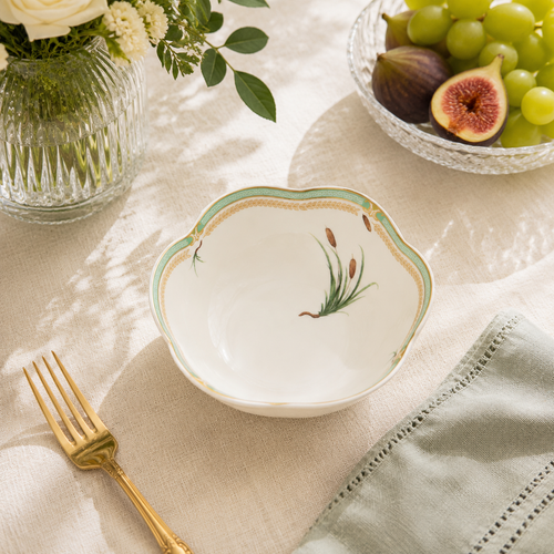 Donglin  Homeware Herb - Natural Style Botanical Series Acorus 6-inch Bowl