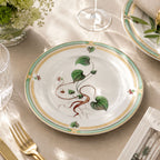 Donglin Homeware Herb - Natural Style Botanical Series Chinese Wild Ginger 6-inch Dessert Plate