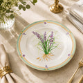 Donglin Homeware Herb - Natural Style Botanical Series Ophiopgon 7.5-inch Dessert Plate