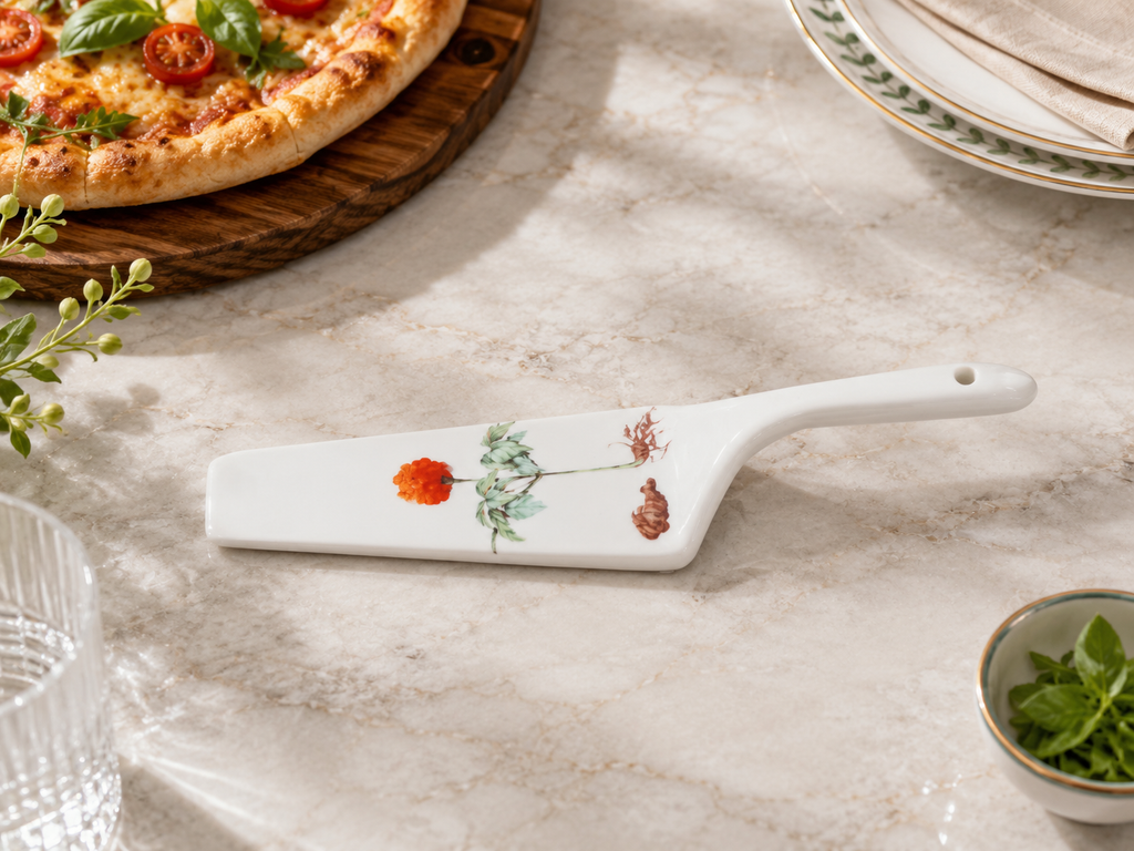 Donglin Homeware Herb - Natural Style Botanical Series Panax Notogonsend Cake Shovel