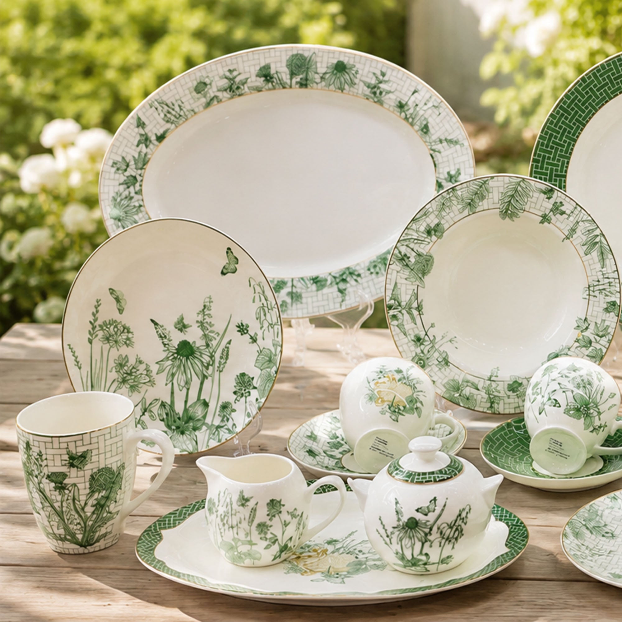 Y6940 Herbal Rabbit Tableware Collection
