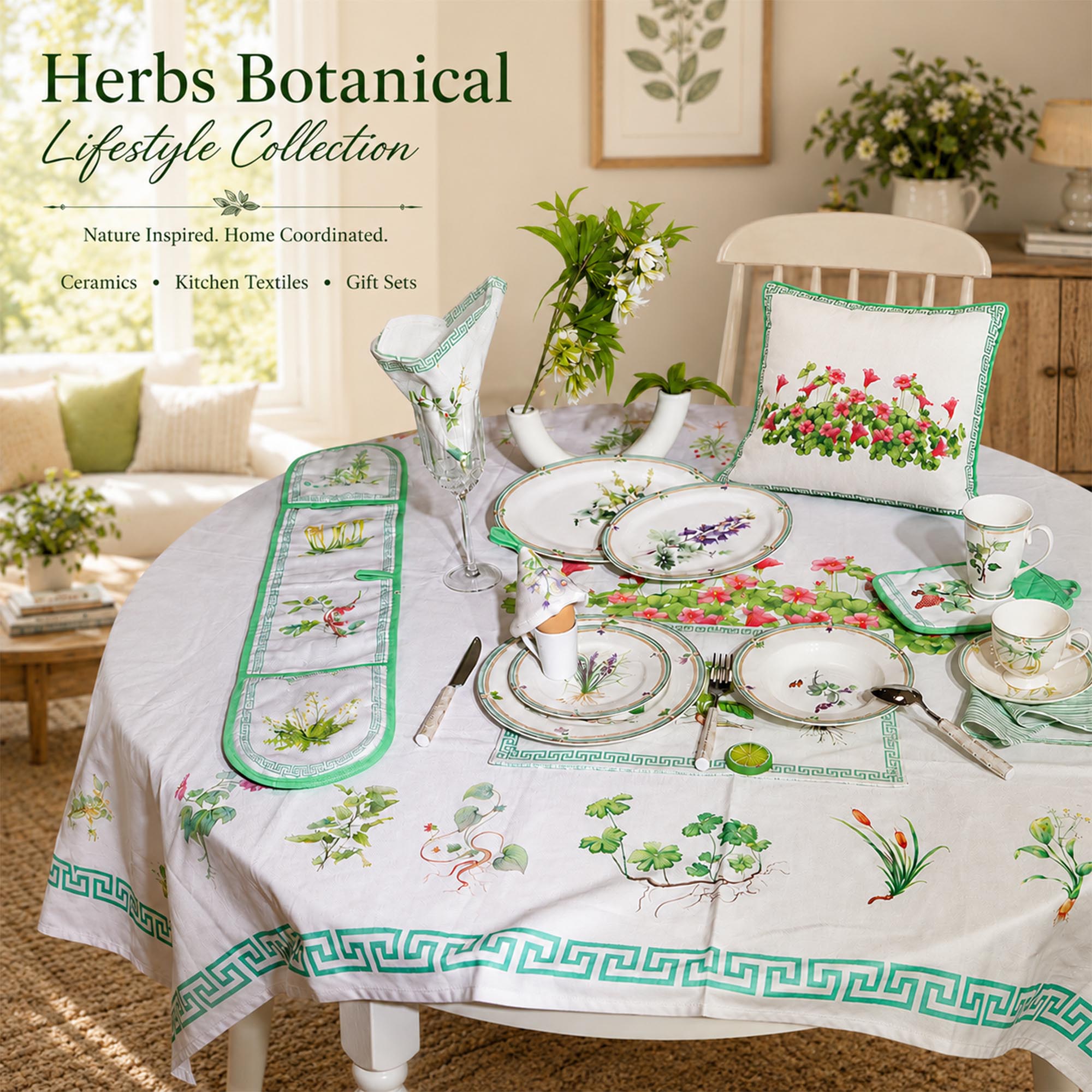 Donglin Homeware Herbs Botanical Lifestyle Collection