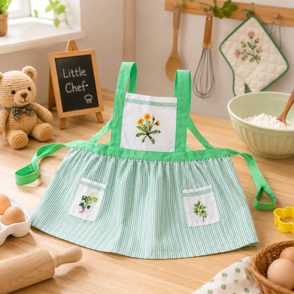 Donglin Homeware Herbs Botanical Lifestyle Collection Apron