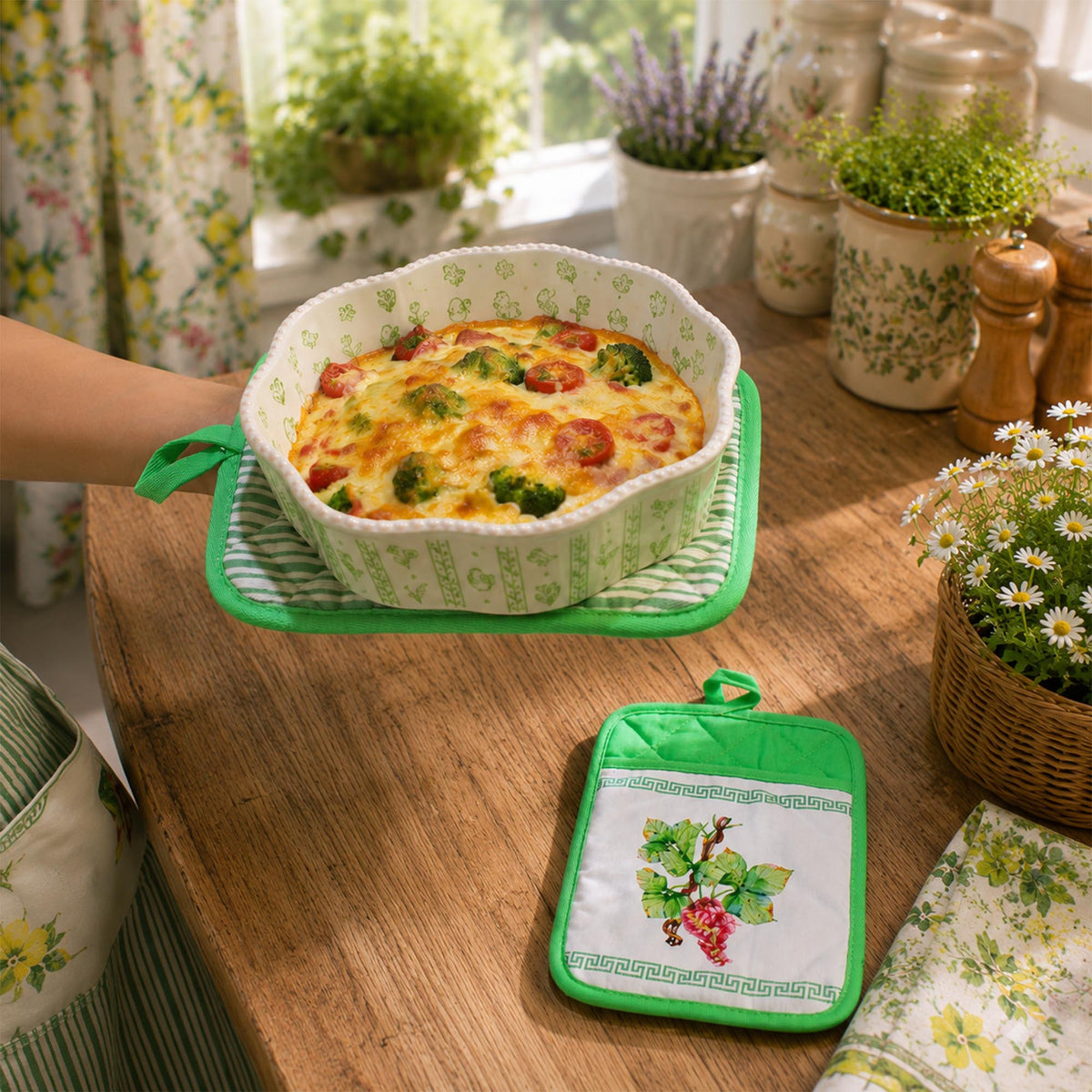 Donglin Homeware Herbs Botanical Lifestyle Collection Baking Pad