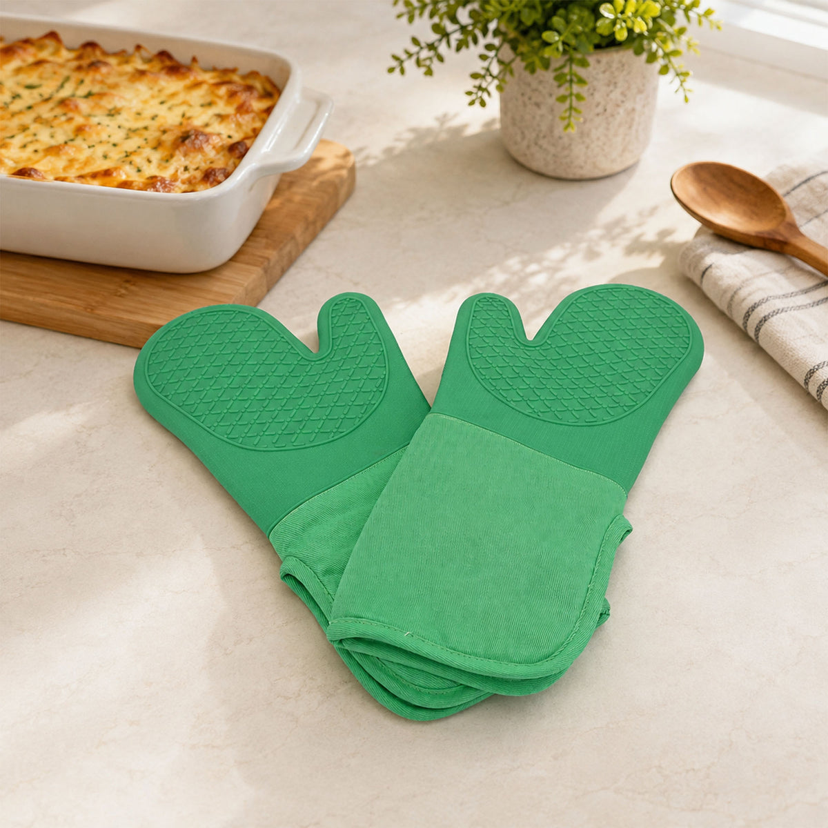 Donglin Homeware Herbs Botanical Lifestyle Collection Silicone Glove