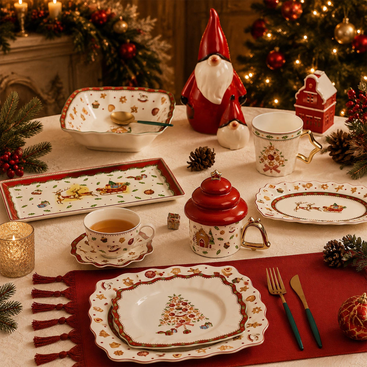 Donglin Homeware Holiday Christmas Tableware Set & Festive Plates | Manufacturer