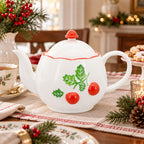 Donglin Homeware Holly Berry Cheer Collection Teapot 950cc