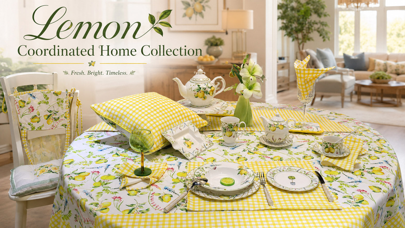 Lemon Coordinated Home Collection