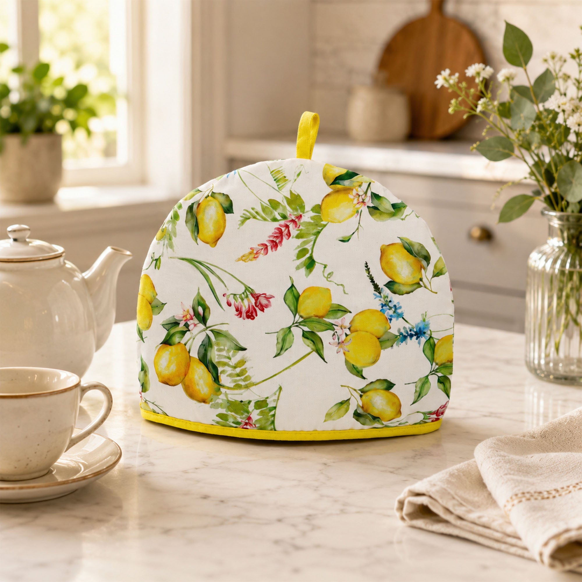 Donglin Homeware Lemon Coordinated Home Collection Egg Cozy