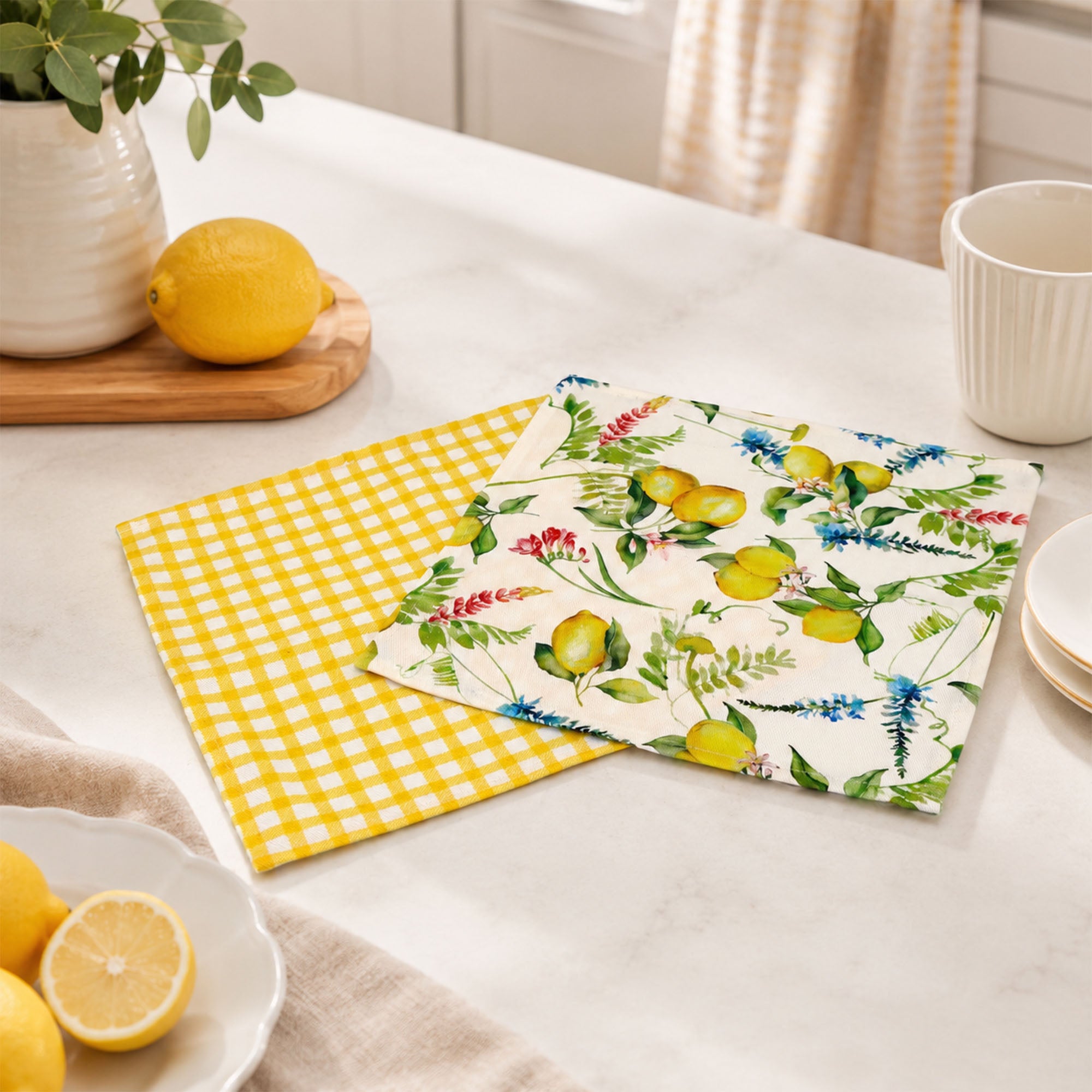 Donglin Homeware Lemon Coordinated Home Collection Napkin