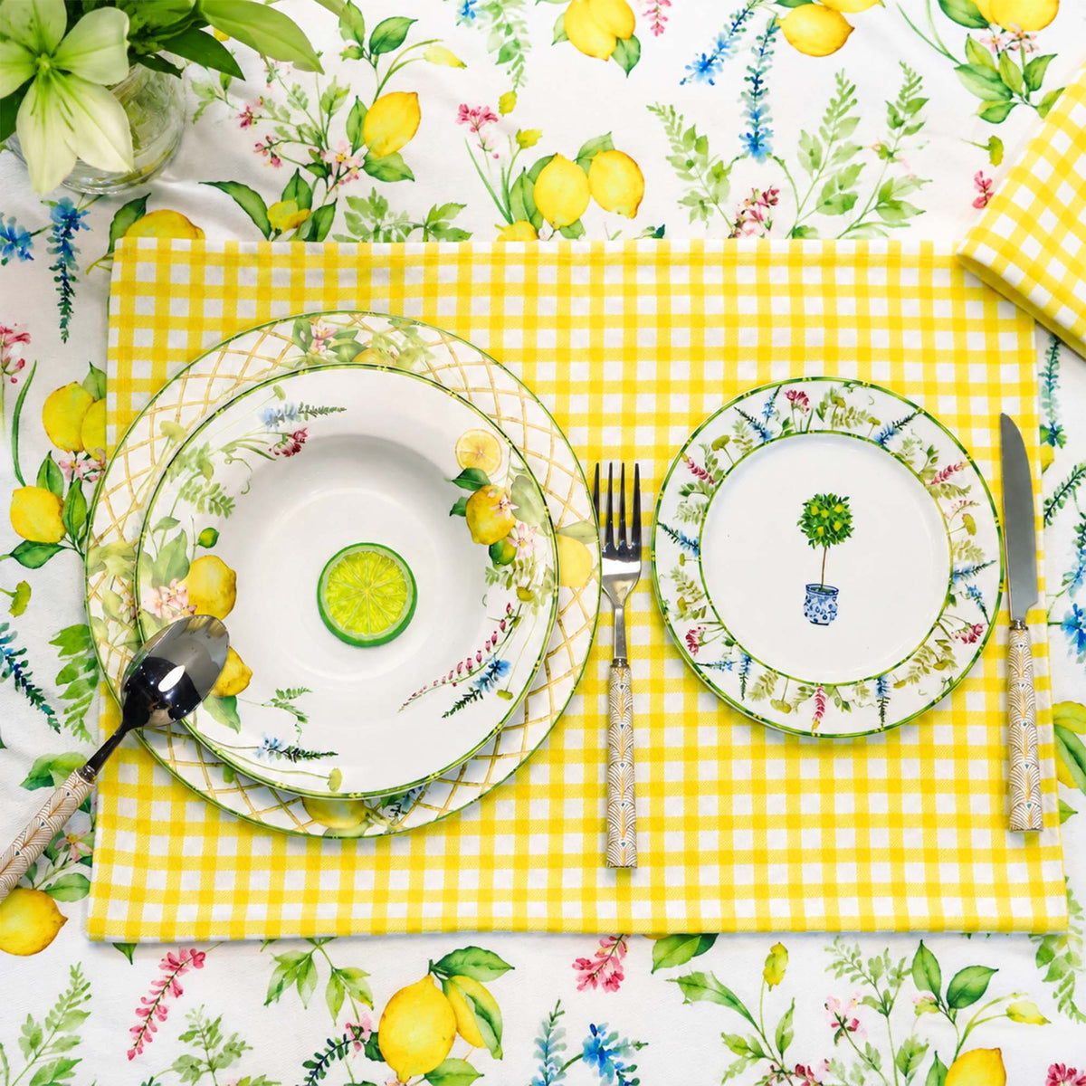 Donglin Homeware Lemon Coordinated Home Collection Placemat