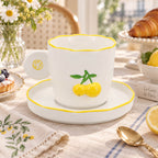 Donglin Homeware Lemon Garden Collection Cup and Saucer 180cc