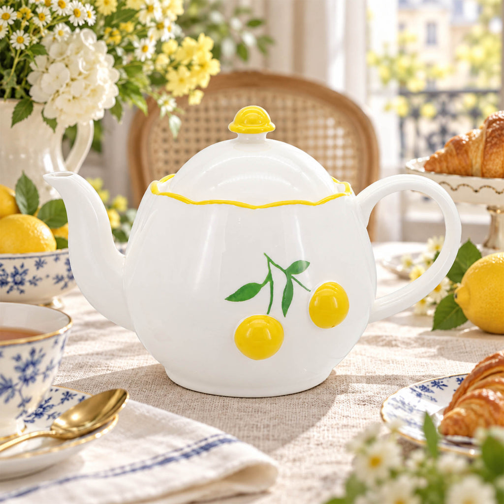 Donglin Homeware Lemon Garden Collection Teapot 950cc