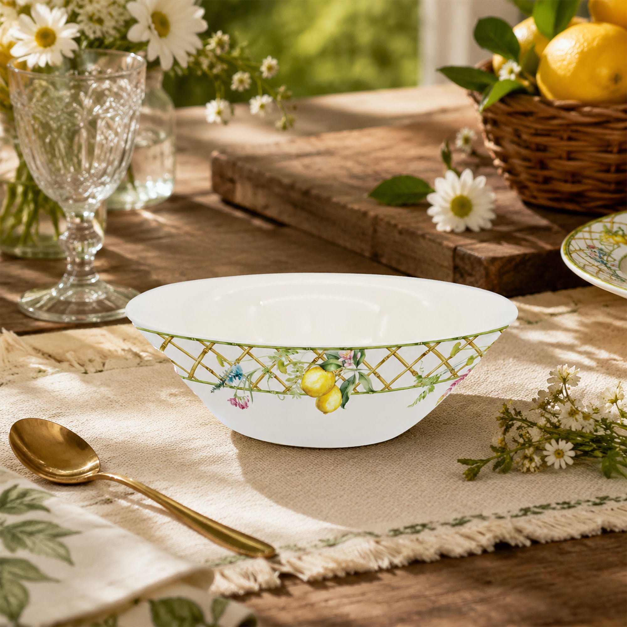 Donglin Homeware Lemon Grove Collection Bowl 5.5-inch