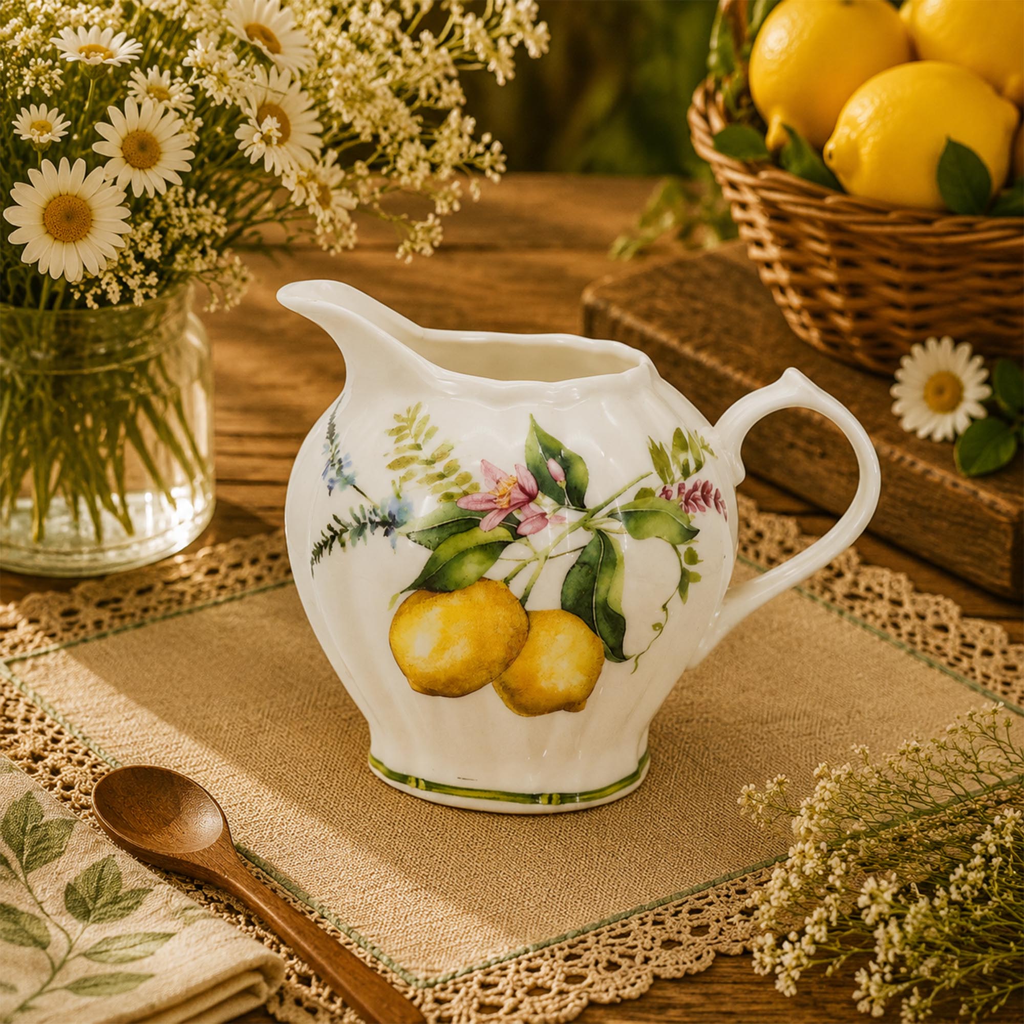 Donglin Homeware Lemon Grove Collection Creamer 400cc