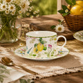 Donglin Homeware Lemon Grove Collection Cup and Saucer 220cc