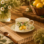Donglin Homeware Lemon Grove Collection Cup and Saucer 220cc