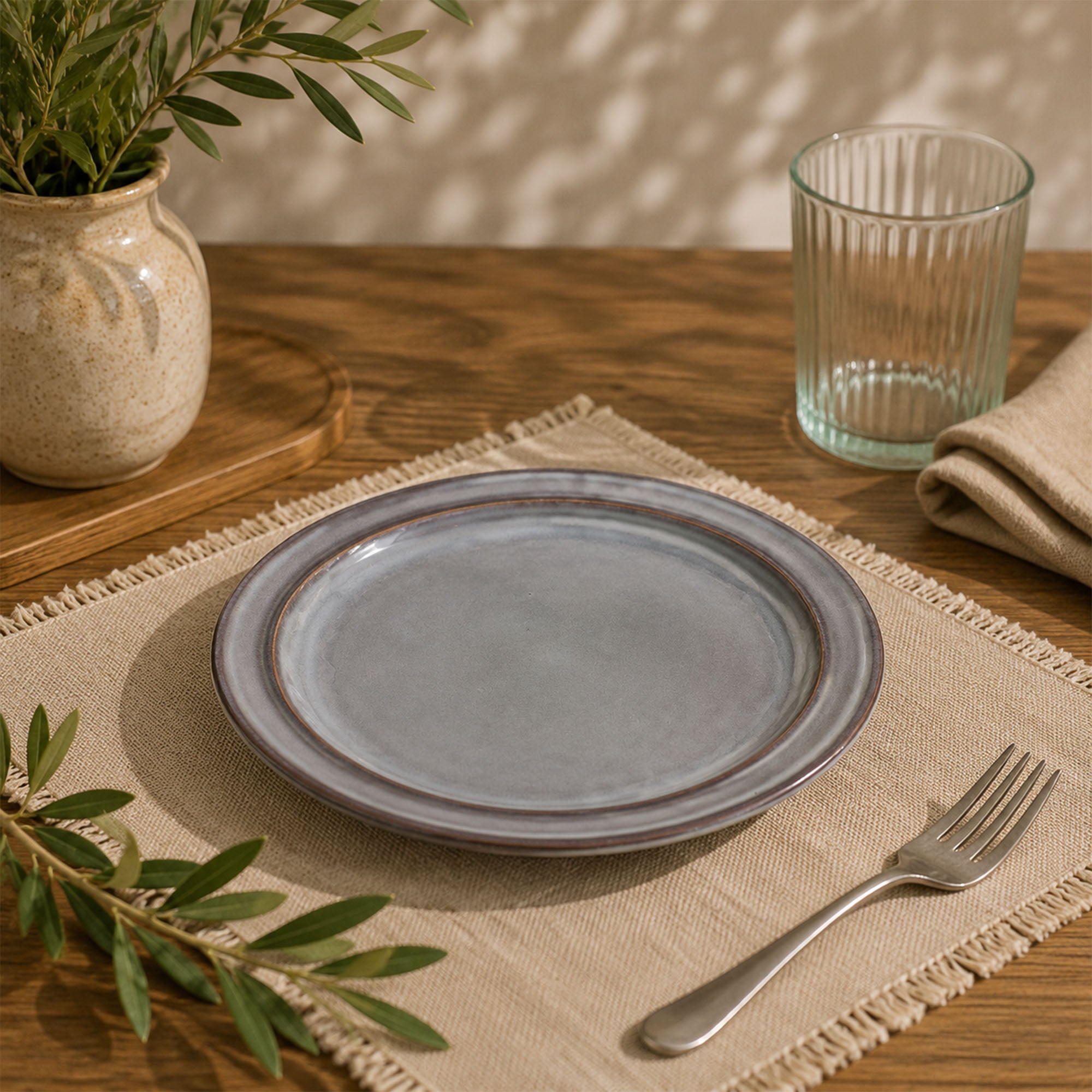 Donglin Homeware Mineral Horizon Collection Dessert Plate 8-inch