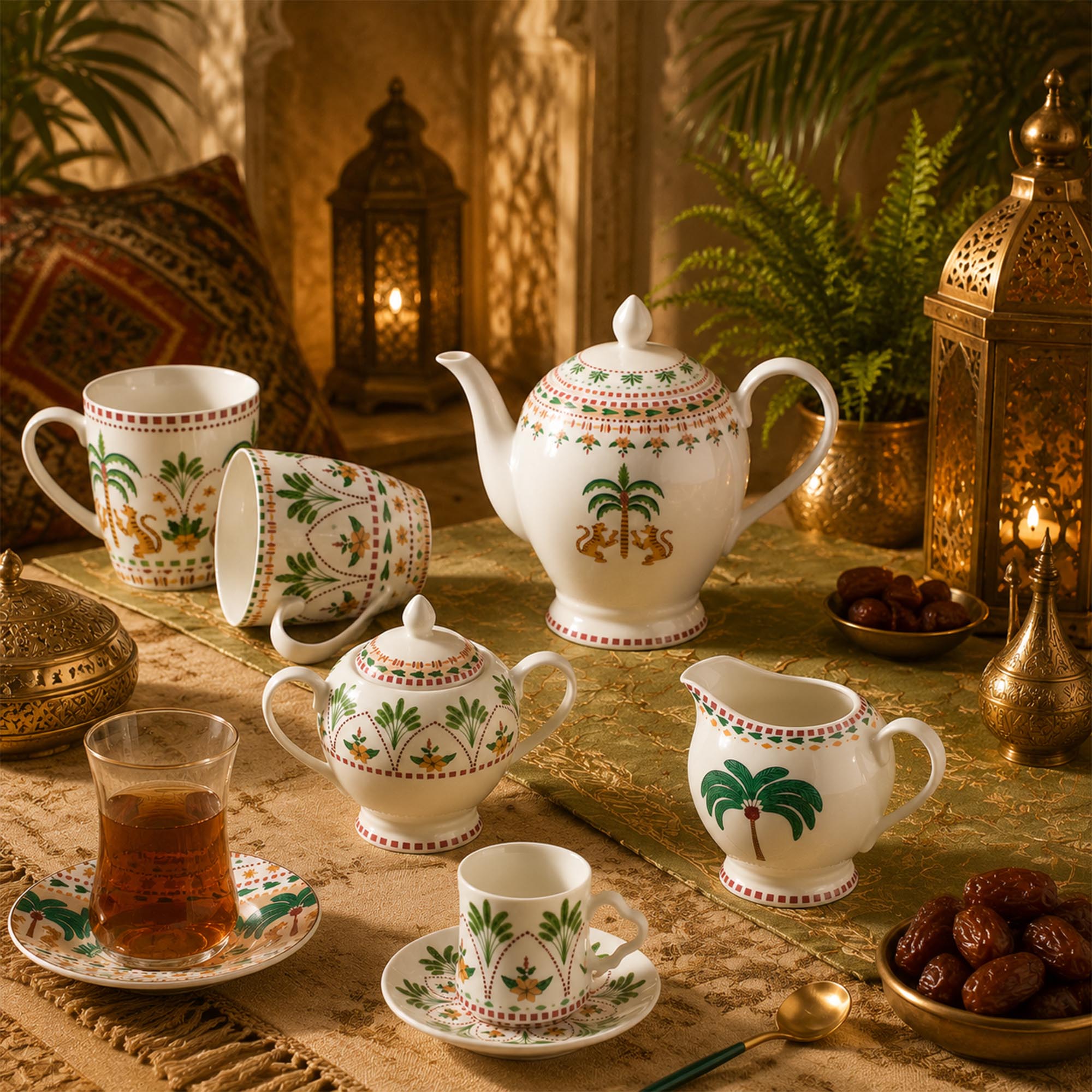Donglin Homeware Moroccan Safari Dinnerware  Oasis Heritage Collection
