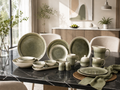 Donglin Homeware Moss Sage - Minimalist Style Ceramic Tableware Set