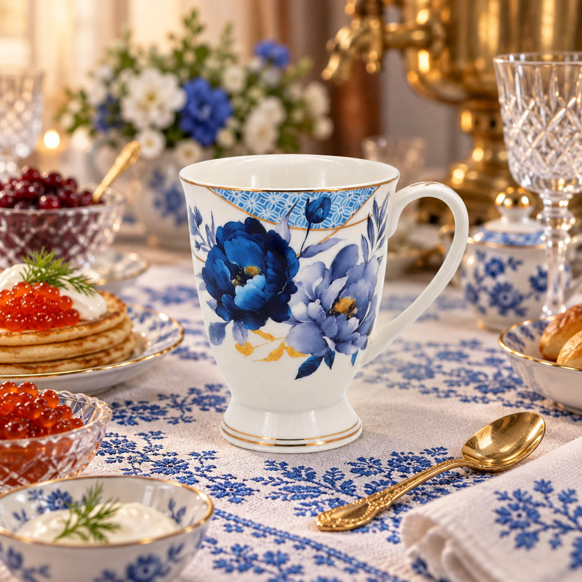 Donglin Homeware Nocturne Bloom Sammlung Tasse 280 ml