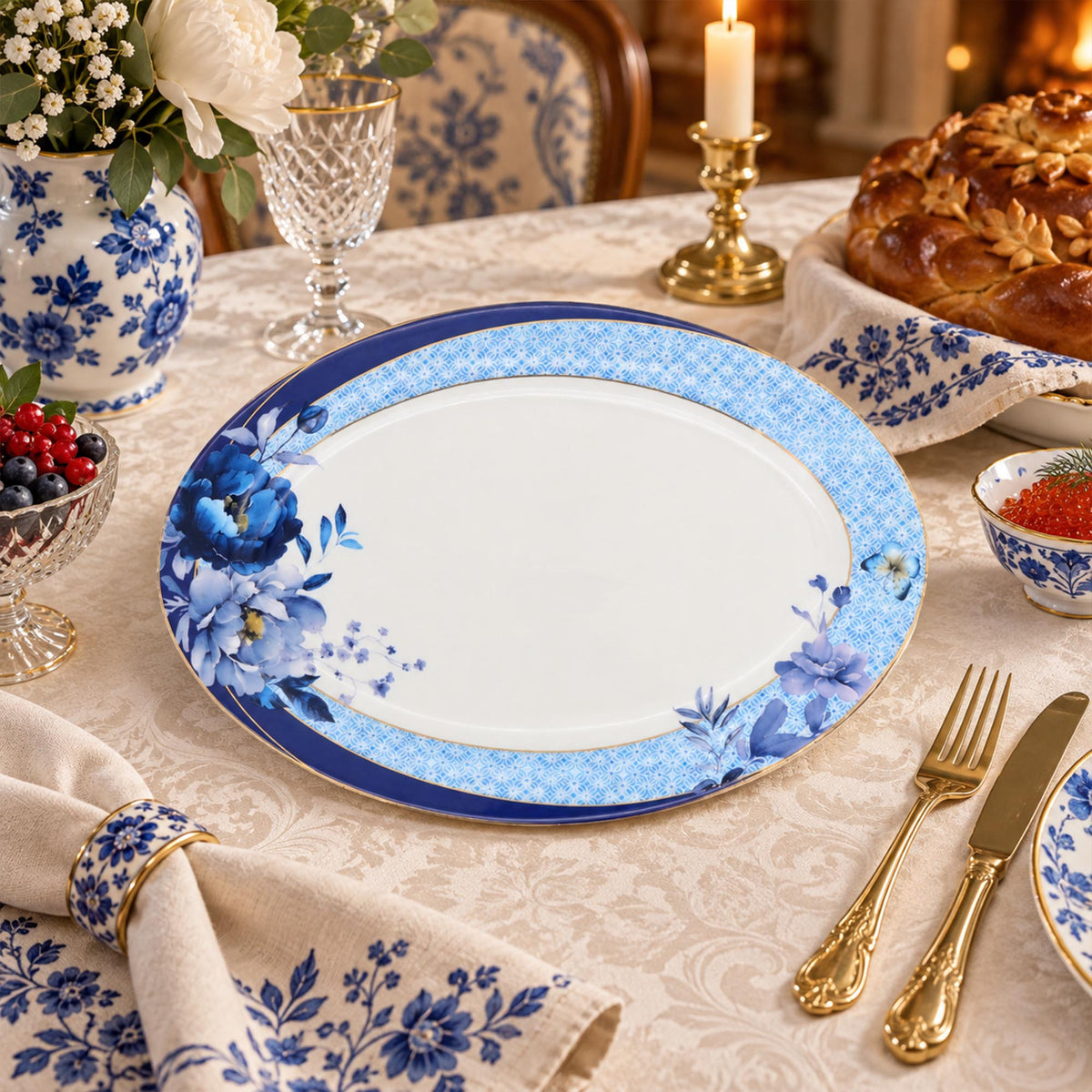 Donglin Homeware – Y6823 Nocturne Bloom Geschirrkollektion aus New Bone China