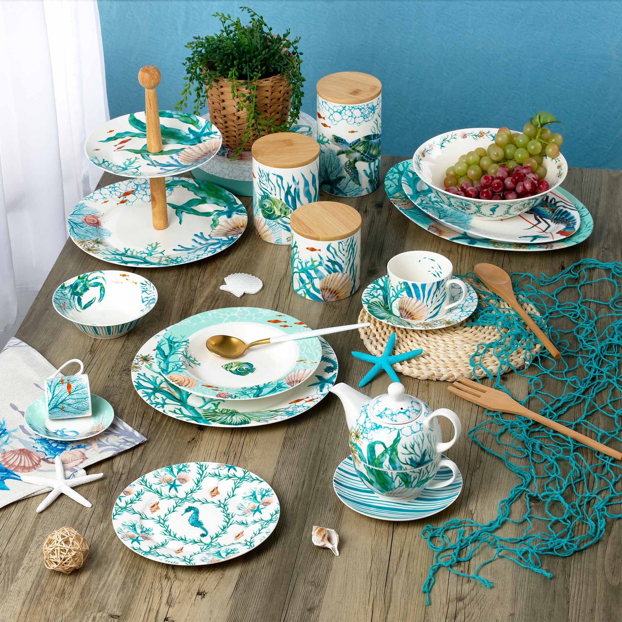 Donglin Homeware Y6842 Ocean Story Tableware Collection