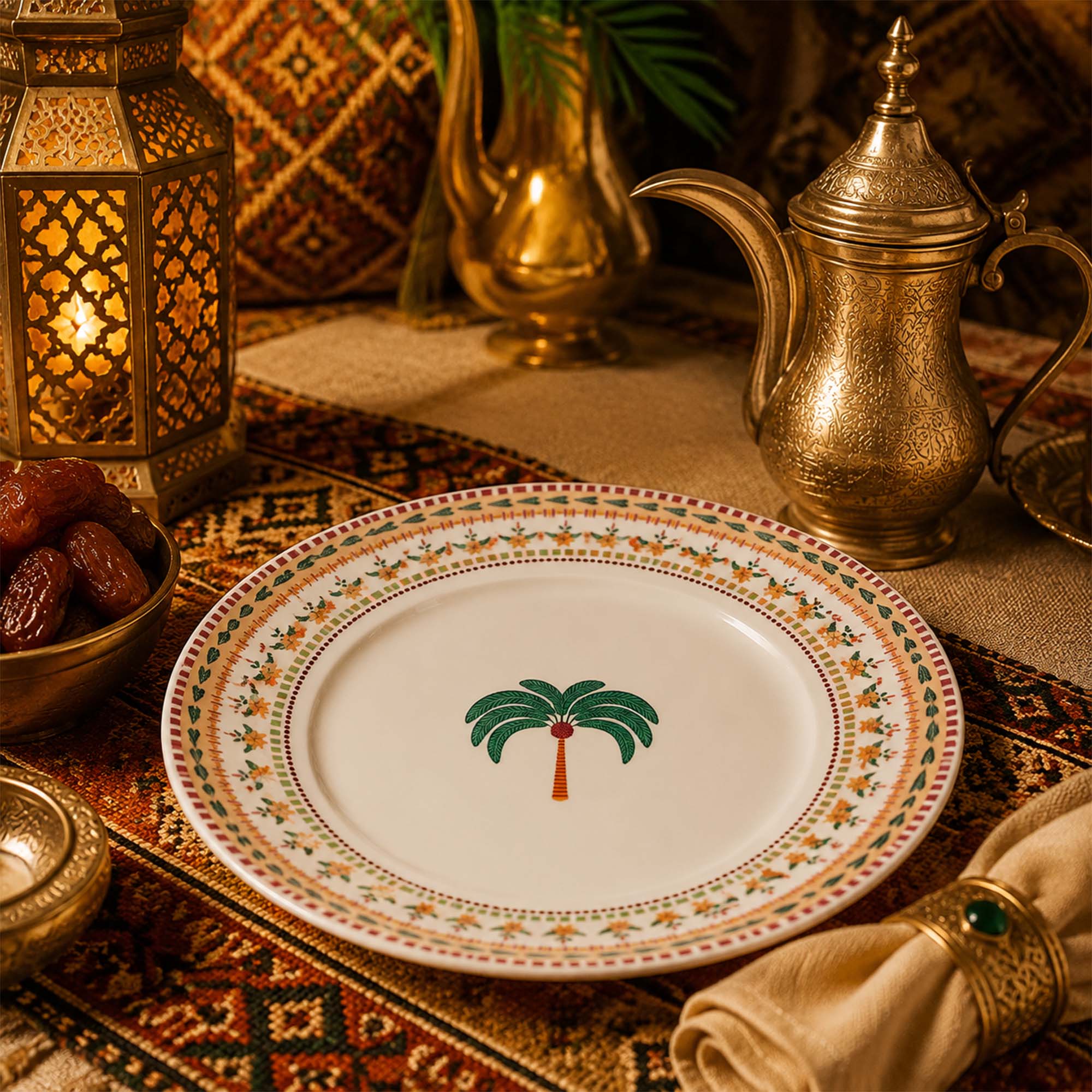 Donglin Homeware Oasis Heritage Collection Dinner Plate 10.5-inch