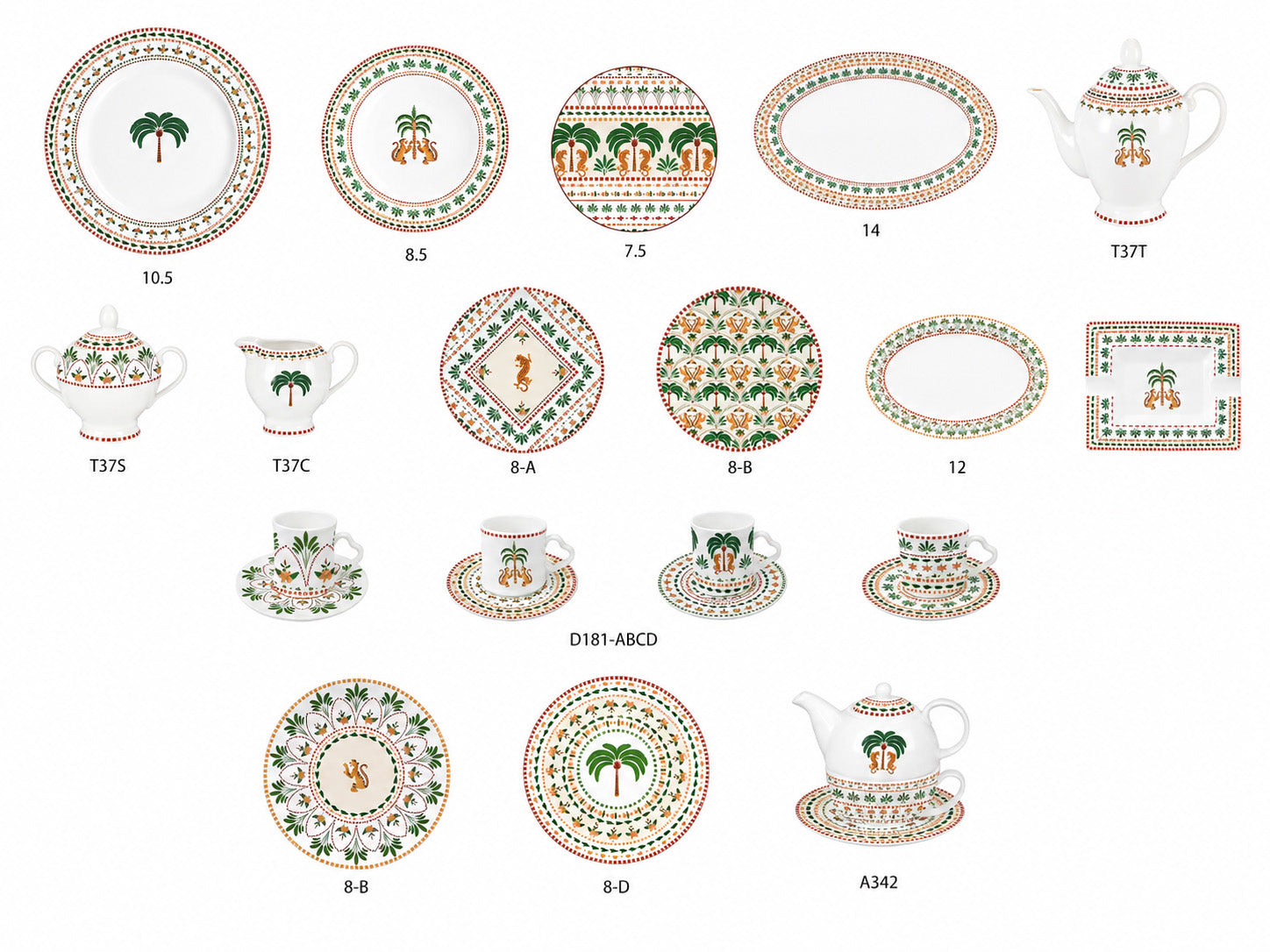 Donglin Homeware Oasis Heritage Collection Shape 1