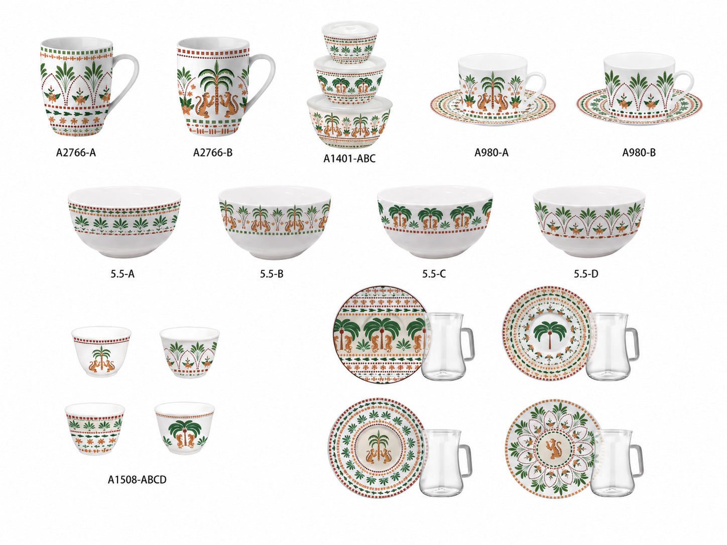 Donglin Homeware Oasis Heritage Collection Shape 2