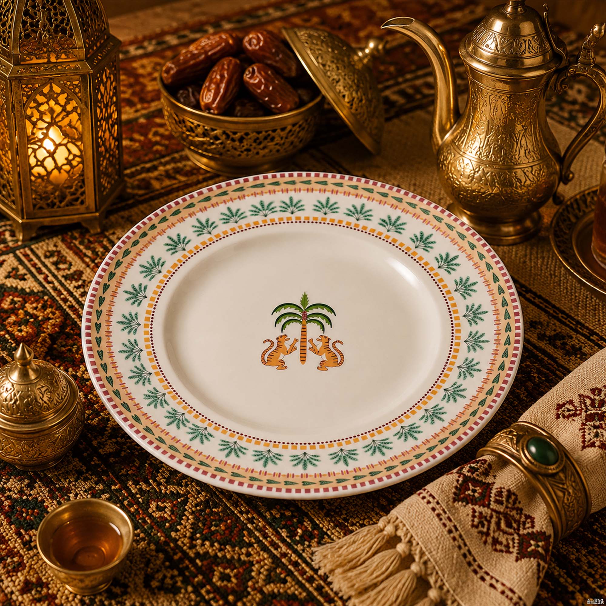 Donglin Homeware Oasis Heritage Collection Soup Plate 8.5-inch
