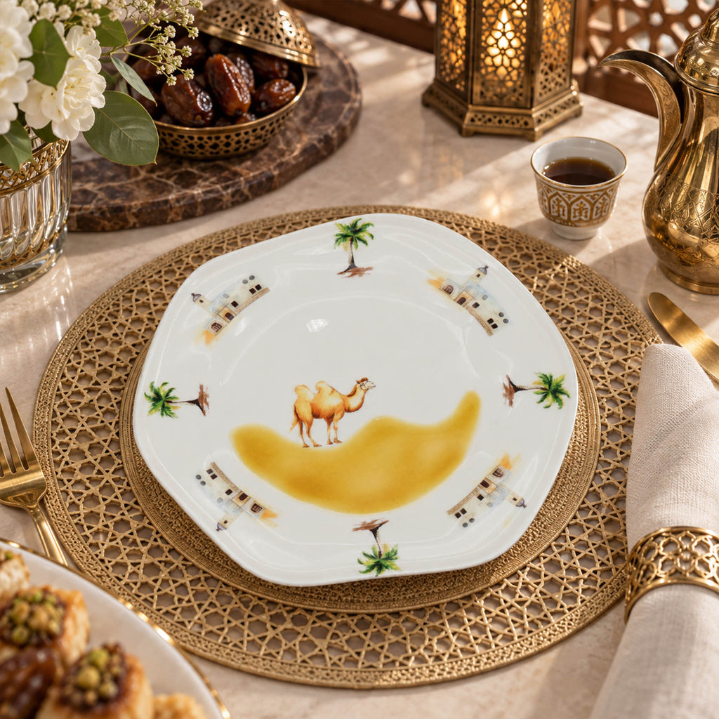 Donglin Homeware Oasis Mirage Collection Dessert Plate 7.5-inch