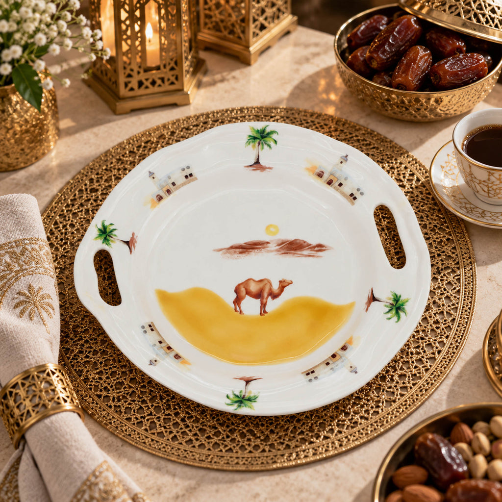 Donglin Homeware Oasis Mirage Collection Tray 10.75-inch