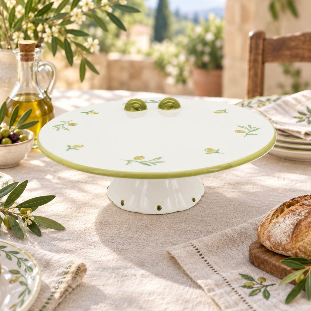 Donglin Homeware Olive Grove Collection Fruit Bowl 8.75-inch